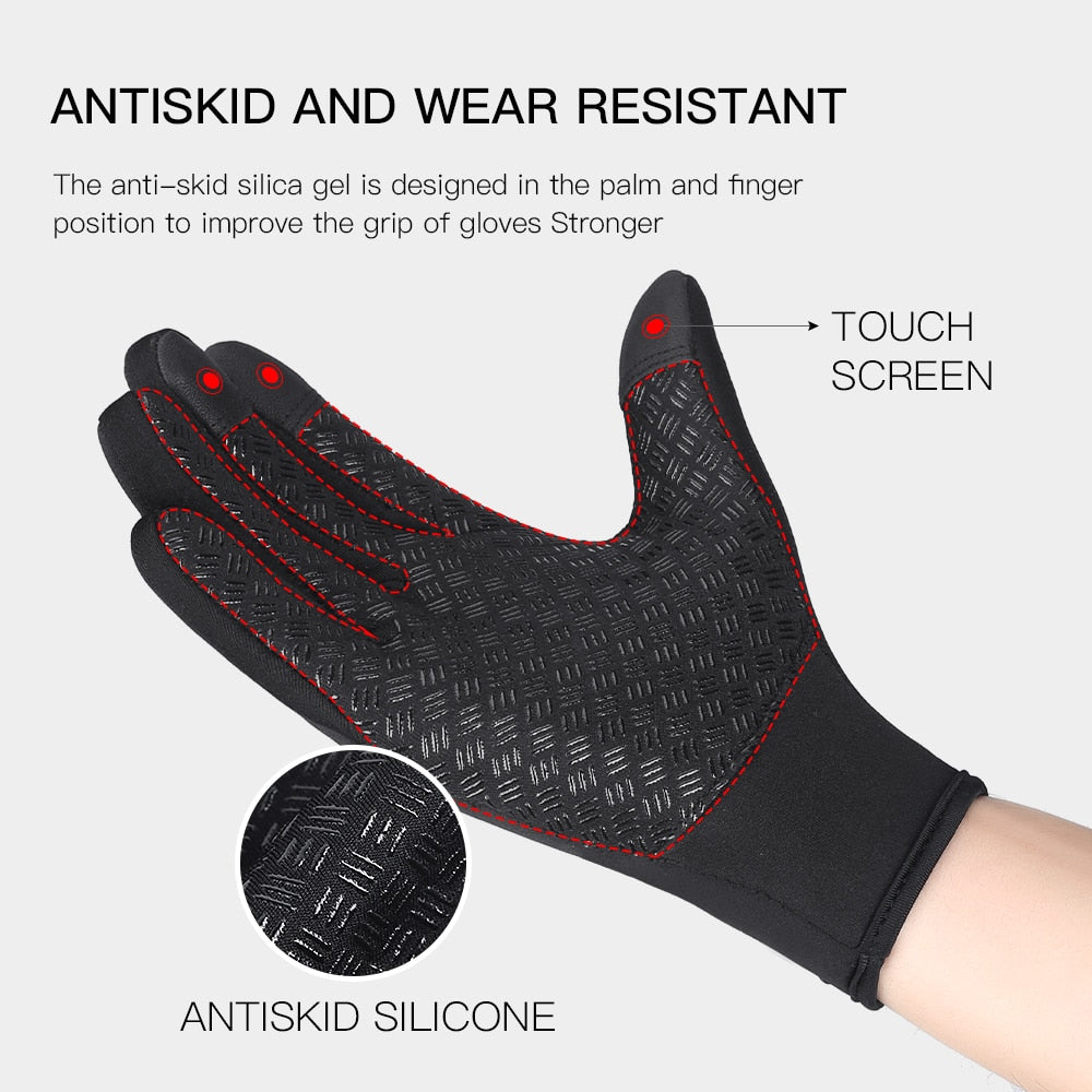 Unisex Touchscreen Thermal Full Finger Gloves